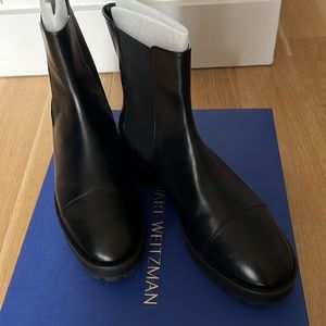 Stuart Weitzman Lexy Chelsea Leather Boots
